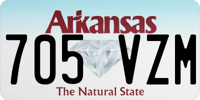 AR license plate 705VZM