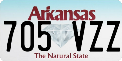 AR license plate 705VZZ