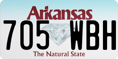 AR license plate 705WBH