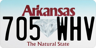 AR license plate 705WHV