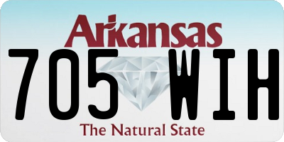 AR license plate 705WIH