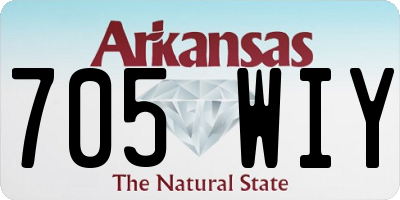 AR license plate 705WIY