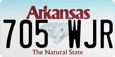 AR license plate 705WJR