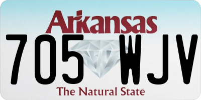AR license plate 705WJV