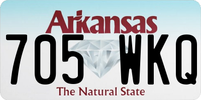 AR license plate 705WKQ