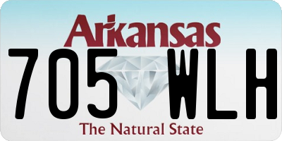 AR license plate 705WLH