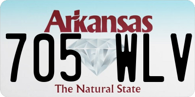 AR license plate 705WLV