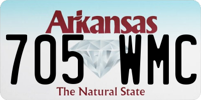 AR license plate 705WMC