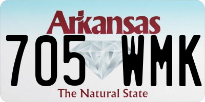AR license plate 705WMK