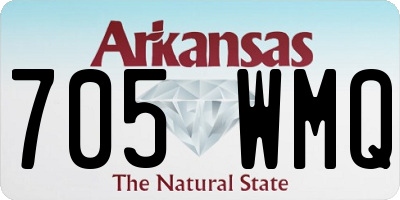 AR license plate 705WMQ
