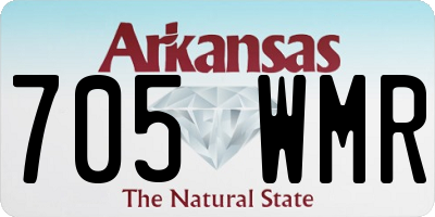 AR license plate 705WMR