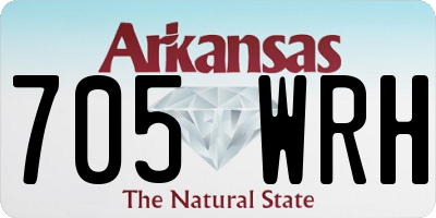 AR license plate 705WRH