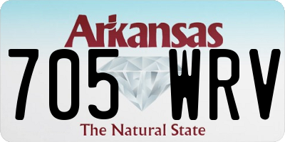 AR license plate 705WRV