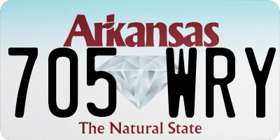 AR license plate 705WRY