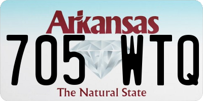 AR license plate 705WTQ