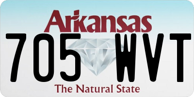 AR license plate 705WVT