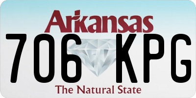 AR license plate 706KPG