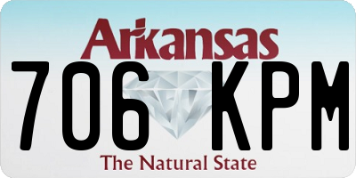 AR license plate 706KPM