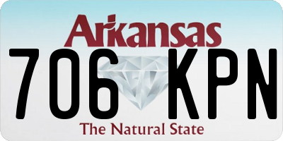 AR license plate 706KPN