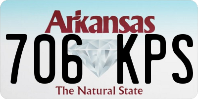 AR license plate 706KPS