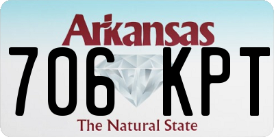 AR license plate 706KPT