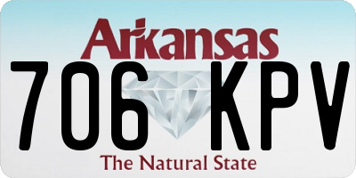 AR license plate 706KPV