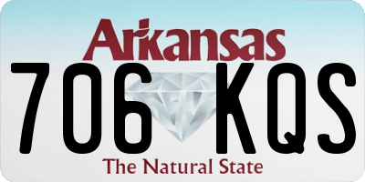 AR license plate 706KQS