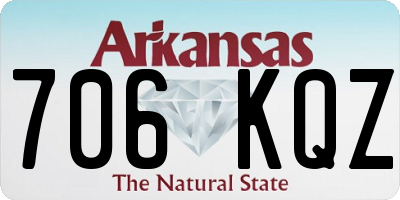 AR license plate 706KQZ