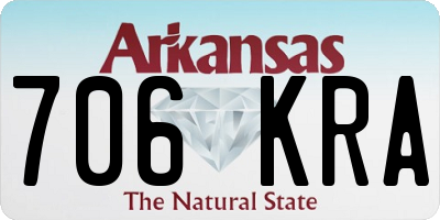 AR license plate 706KRA