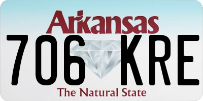 AR license plate 706KRE
