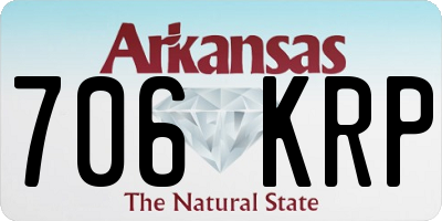 AR license plate 706KRP