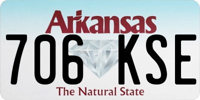 AR license plate 706KSE