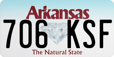 AR license plate 706KSF