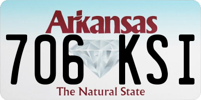 AR license plate 706KSI