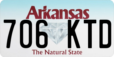 AR license plate 706KTD