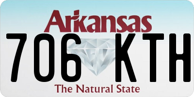 AR license plate 706KTH