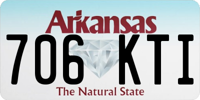 AR license plate 706KTI