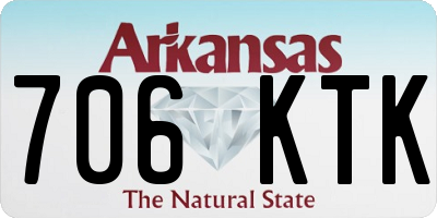 AR license plate 706KTK