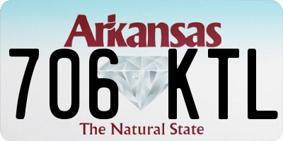 AR license plate 706KTL