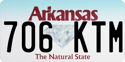 AR license plate 706KTM