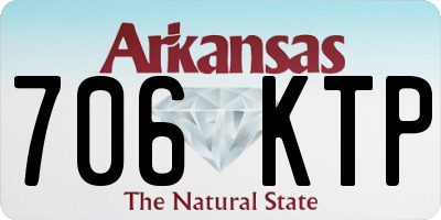 AR license plate 706KTP
