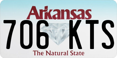 AR license plate 706KTS
