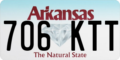 AR license plate 706KTT