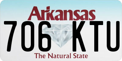 AR license plate 706KTU