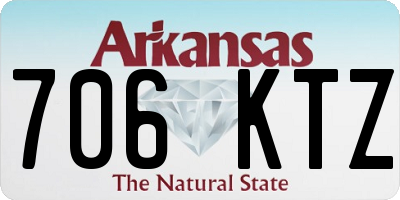 AR license plate 706KTZ