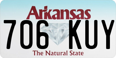 AR license plate 706KUY