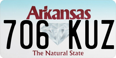 AR license plate 706KUZ