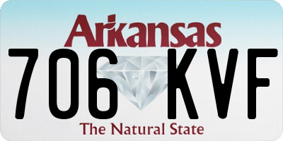 AR license plate 706KVF