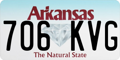 AR license plate 706KVG