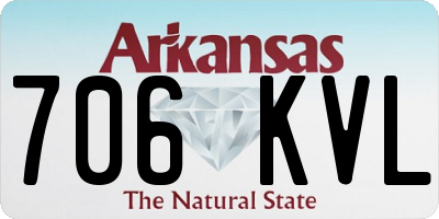 AR license plate 706KVL